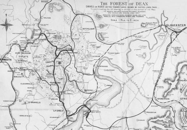 Forest Of Dean Mines Map Railways » Forest Of Dean Local History Society
